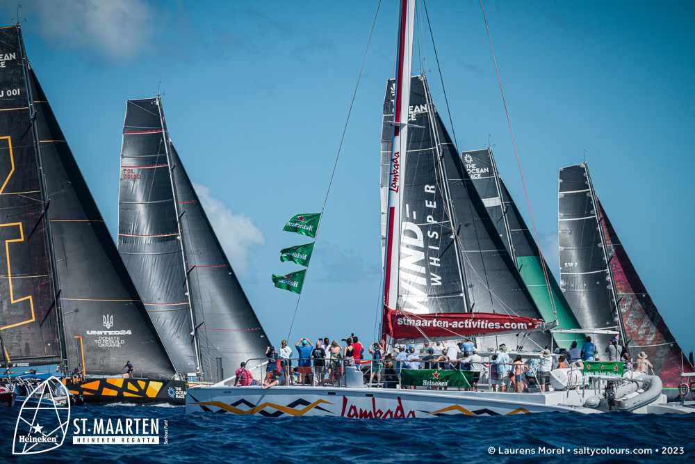 Sint Maarten, Heineken Regatta, 2023, Race Day 4, Sunday, March 5