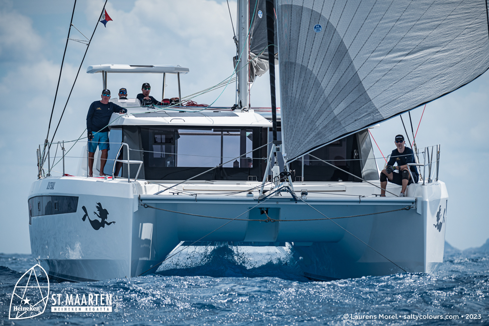 Sint Maarten, Heineken Regatta, 2023, Race Day 1, Thursday, Multihull, La Novia